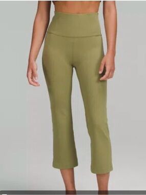 lululemon athletica Olive High-Rise Cropped Flare Pants